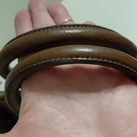 Coach Ashley brown leather satchel purse no. L1049-F15445 - Picture 10 of 13